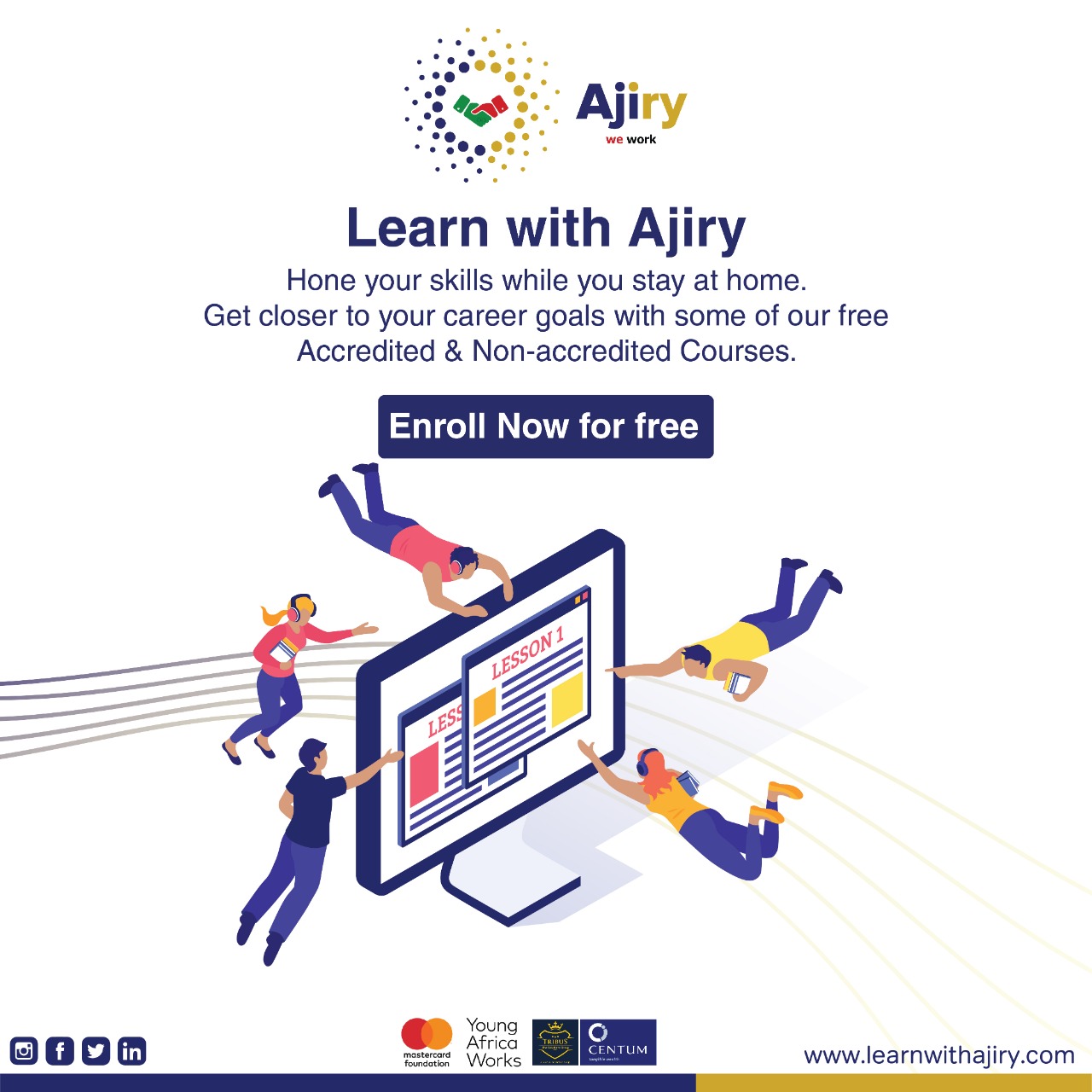 Learn With Ajiry, enroll for free